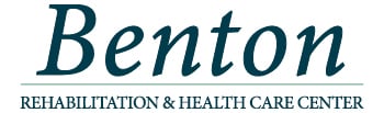 Logo for Benton Rehabilitation & Health Care Center, with 
