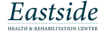 Logo for Eastside Health & Rehabilitation Center, featuring the center's name in large, teal-colored text with 
